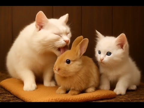 “Mama Cat’s Love Ginger, Snowy, and the Bunny Who Found a Family”