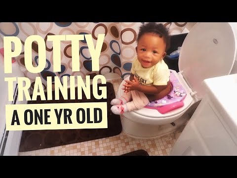 How to Potty Train a One year old | Not Walking Yet
