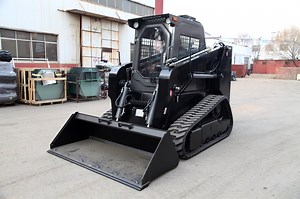 [Hot Item] Compact Tracked Bucket Loaders 1050kg Crawler Skid Steer Loader Zt75 with Mulcher