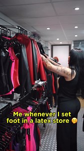@honourclothing has me in a chokehold 🫣😅 #latex #latexfashion #latexmodel #latexfetish #latexleggings | Inked Ava