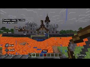 How to build a lava moat for your castle in Minecraft ￼
