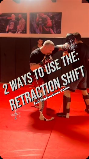 Retract. Shift. Punish. The retraction shift is a slick way to turn defense into offense: you retract your power straight and shift your stance, stepping your back foot forward to land in southpaw. 🔹 Option 1: - After a jab–cross entry, while retracting the cross step off angle shifting your stsnce. Secure the short inside frame with your left forearm. - Post-switch: replace that left frame with a right-handed stiff arm post, step your left foot into power position, and rip a hard left kick whi
