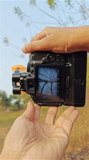 Flash diffuser on Dslr Camera with Battery grip 🔥📸