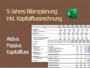 Balance Sheet Planning - Template for the 5-year Planning of the Balance Sheet of a Gmbh Including Cash Flow Statement - Etsy