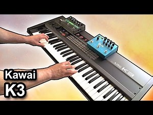 KAWAI K3 synthesizer - Ambient chillout music 【SYNTH DEMO】