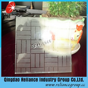 [Hot Item] Clear Acid Etched Glass for Decorative Partition