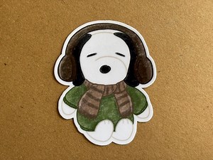 Autumn Snoopy Inspired Vinyl Sticker – Handmade Laminated Fall the Peanuts Character Decal, Cute Kawaii for Journal, Laptop & Water Bottle - Etsy