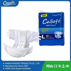 [Hot Item] Casoft Overnight Adult Briefs with Tabs Maximum Absorbency Disposable Adult Diapers with Hook and Loop Tapes