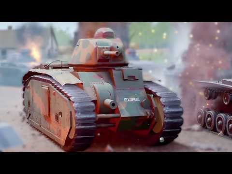 How did a Char B1 destroy a Panzer Company?