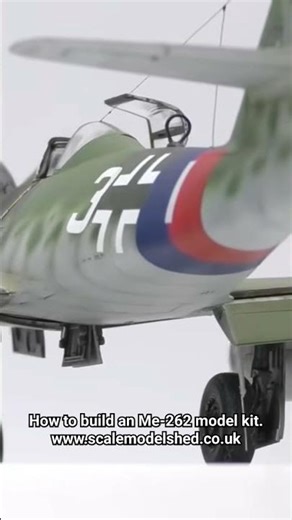 How to build a Messerschmitt Me-262 plastic scale model kit.