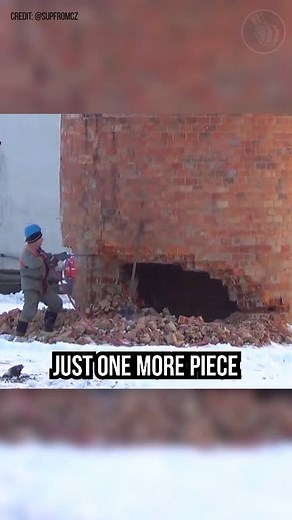 1.5K views · 28 reactions | #chimney #demolition #dangerousjobs #smokestack #funnel #freddibnah #jackhammer #steeplejack #chimneysweep #chimneyrepair #chimneycleaning | Dig N Doze | Facebook