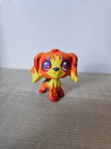 Littlest Pet Shop Lps Custom Ooak Cockerspaniel/collie - Flame Blaze - Etsy