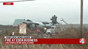 Crews respond to fire at Eden business