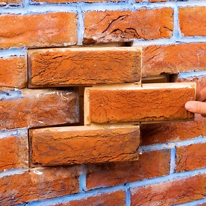 Invisible shelf in a brick wall | Bored Panda Art