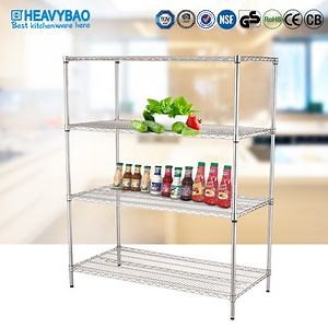 [Hot Item] Heavybao New Item Kitchen Storage Racks Organizer Food Pot Pan Cookware Pantry Wire Rack