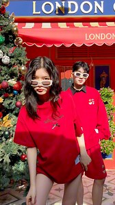 Jingle bell, jingle bell...Jingle all the way. #fashion #style #xmas #noel #outfits #unisex #set #sweater #red #cute #couple #tshirt | Yellow Flicker / YF
