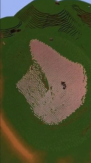 I placed 10,000 TNT bombs in Minecraft and the result was the entire map exploding! 😱💥 #Minecraft