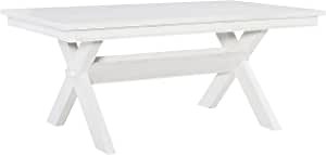 Powell Company Powell Turino Distressed White Dining Table