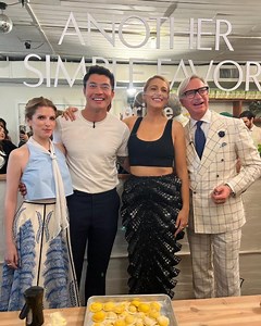 A simple favor served the Italian way. See the cast of Another Simple Favor put their culinary skills to the test in an Italian cooking class. | A Simple Favor