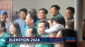 Tapos na ring nagpila ng kanilang mga certificate of candidacIES ang Team Bileg ng Santa Maria Ilocos Sur. Pinangunahan ni Acting Mayor Michael Florendo ang grupo na tinawag nilang Grupo ti Nalibnos. | North Central Ngayon | Facebook