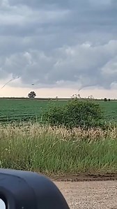 13K views · 183 reactions | Twin funnels were observed NW of Scotland, SD around 7:10pm this evening by Gentle Spirit Horses Rescue! What an unbelievable scene! | Siouxland Severe Weather Network | Facebook