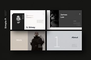 Simple P. PowerPoint Template, a Presentation Template by Simple P.