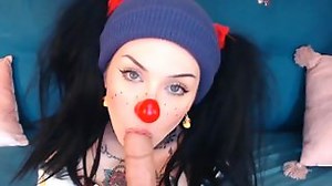 Loonette the Clown Cosplay POV Fan BJ Fuck Dirty talk and Messy Facial - RedPorn.Tv