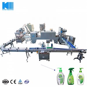 [Hot Item] Automatic Stand up Spouted Dish Washing Liquid Bottle Filling and Capping Packaging Machine