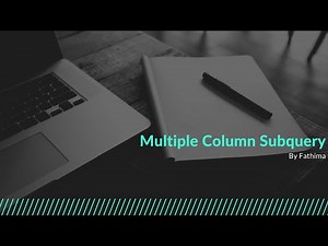 Multiple Column Subquery || SQL (32)
