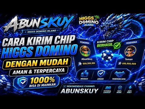 TERBARU ❗CARA KIRIM CHIP HIGGS DOMINO❗DOMINO GLOBAL ADA TOMBOL KIRIM ❗CARA KIRM DOMINO TERBARU