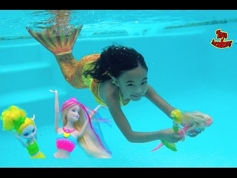 Barbie Rainbow Lights Mermaid Barbie Dreamtopia N Fun Unboxing | Toys Academy