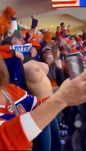 Oilers Fan Flashes Crowd Viral Video - RealPornClip.Com