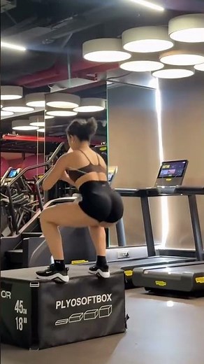 Perfect Round Shape Motivation! Superb body & Glutes: Strong Legs Shoulder Back Neck Gym Beast Mode.