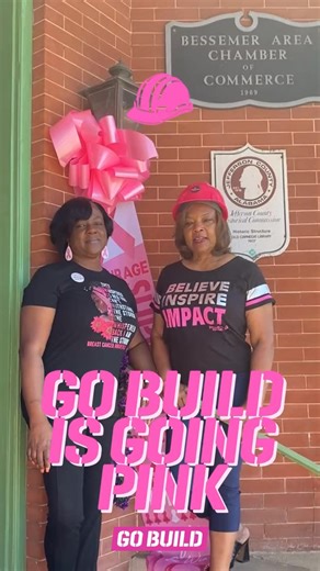 Two powerful women. One strong foundation. Dr. Mittie Cannon, founder of Power UP Inc and CEO of CRL Resources. LLC, and survivor Latasha Williams IOM, President Bessemer Area Chamber of Commerce, are building awareness and constructing hope as they join Go Build Alabama and PINK for Breast Cancer Awareness Month! 🏗️🎀 Early detection matters—schedule your inspection (oops 😅) we mean mammogram! #GoBuildAlabama #BreastcancerAwarenessMonth #womeninconstruction #gopink #earlydetection | Go Build 