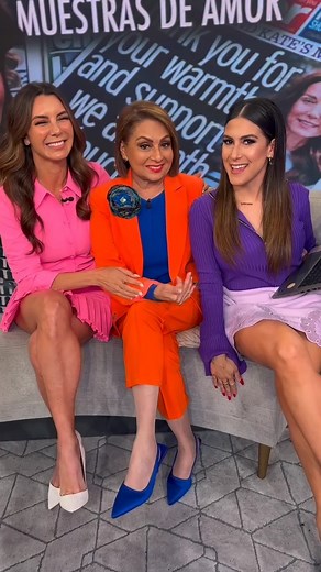 Hoy nos acompañaron dos bellas mujeres en el set, #ElizabethGutierrez y #MariaAntonietaCollins. 🤩🔝✨ #DespiertaAmérica | Despierta America
