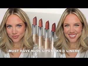 MUST HAVE Nude Lipsticks and Liners | Elanna Pecherle 2023