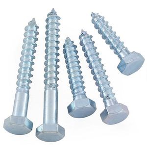 [Hot Item] Lag Style Hex Coach Screws with Deep Thread for Hardwood Installation