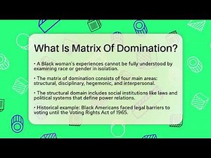 What Is Matrix Of Domination? - Your Civil Rights Guide