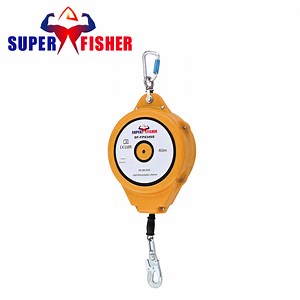 [Hot Item] 40m Safety Equipment Fall Protection Self-Lock Retractable Fall Arrester for Construction