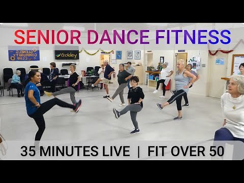 SENIOR DANCE FITNESS | 35 MINUTES LIVE | FIT OVER 50