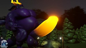 Tab Dragon's Hyper Halloween Muscle Growth Animation