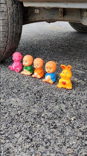 Rubber toys Crashing 😱 #shorts