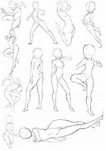 Cute Full Body Poses Reference
