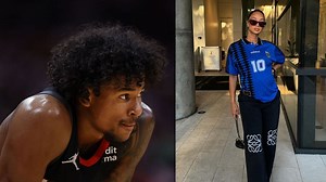 Jalen Green’s baby mama Draya Michele styles Messi’s new Argentina kit with chic Chanel clutch in 32-week pregnant pics