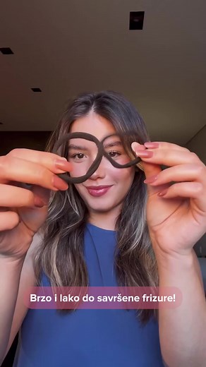 30K views · 98 reactions | Brzo i lako do savršene frizure! Za sve vam je potrebno samo dve gumice za kosu  | Žena | Facebook