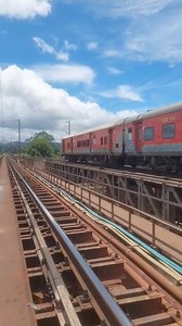 3.4K views · 63 reactions | Beautiful Monsoon Train Railway Bridge Video ।। #railway #train #bridge #railroad #Manson #clouds #rail #railwaybridge #nature #scenery #rainydays #pritepraveen | Prite Praveen | Facebook