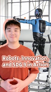 What if the next global sports star was not human? Beijing is hosting the world's first Humanoid Robot Games – and behind the fun is real progress on Sustainable Development Goal 9: innovation, industry, and infrastructure. Check out the video to see the future (未来 wèilái) in motion! #tec | Learn Chinese