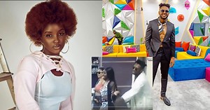 "Don't ever in your life try that with me" Saskay reprimands Cross, after he spanked her Butt. - YabaLeftOnline