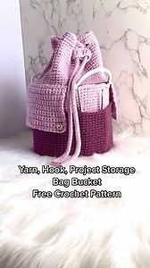 💖Have you made my popular crochet bucket bag yet?! 🥰 FREE pattern here: https://www.nickishomemadecrafts.com/crochet-yarn-storage-bucket-pattern/ . . . . . . #crochetbag #crochetideas #crochetinspo #crochetcrazy | Crochet Patterns & Tutorials by Nicki's Homemade Crafts