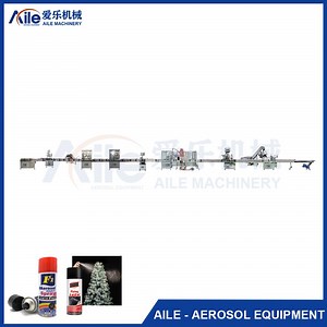 [Hot Item] Automatic Deodorant Filling Machine Line Aerosol Can Filling Sealing Machine Production Line